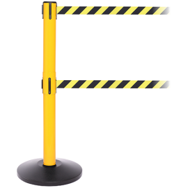 FlexiBarrier Gurtabsperrung -Safety Pro 340 Twin- (2x 3,4 m Gurt)